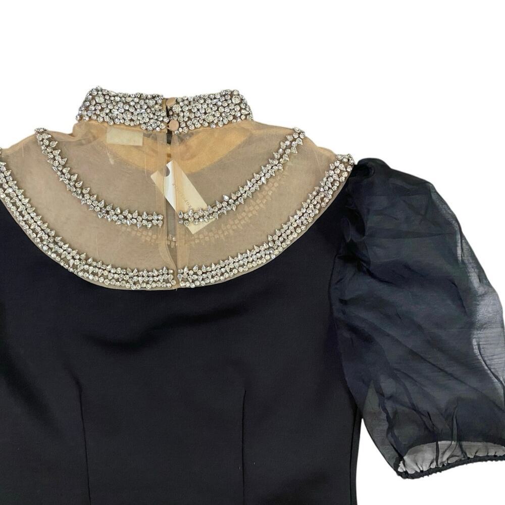 Anthropologie x Pinnacle by Shruti Sancheti Sheer Embellished Mini Dress NWT - S - Picture 7 of 7